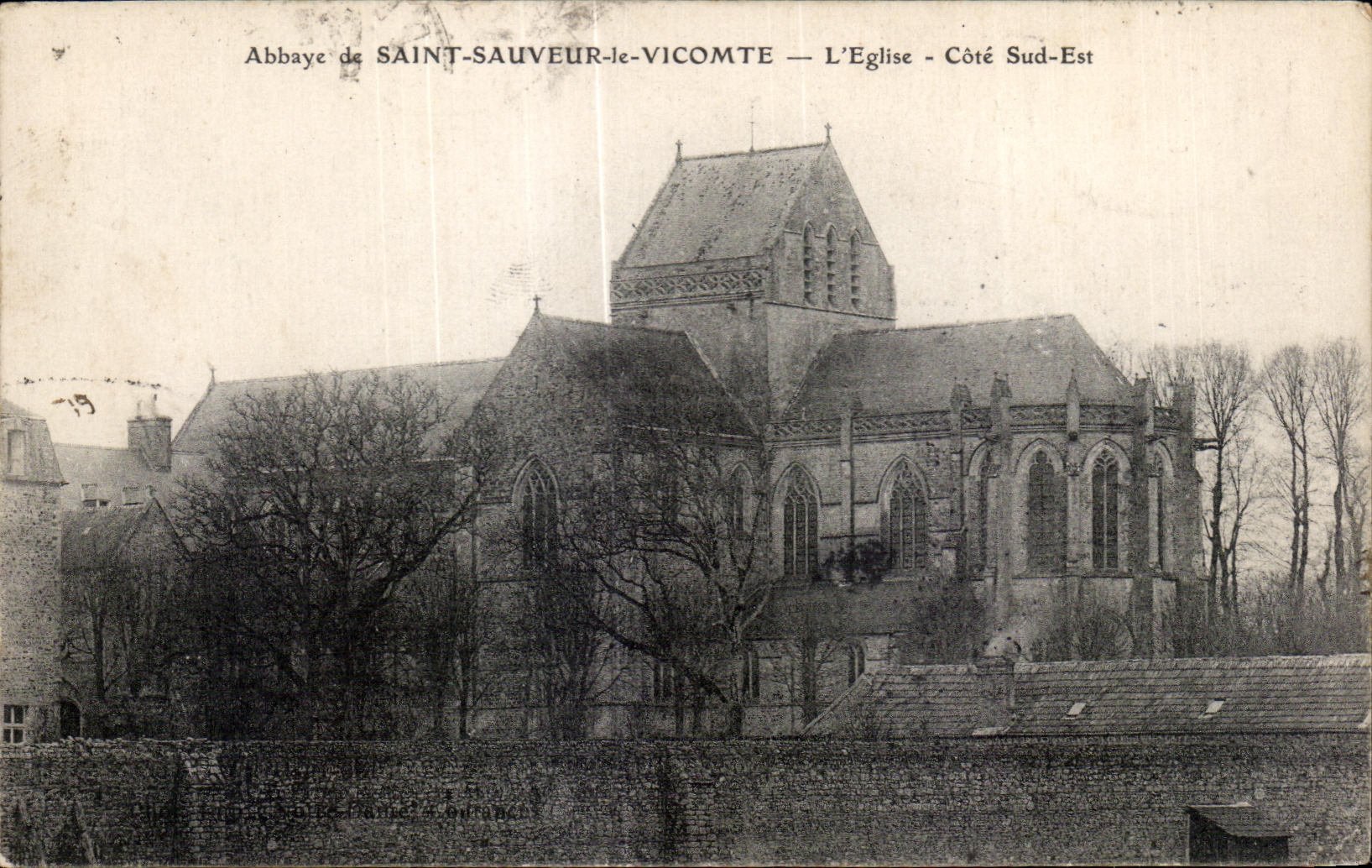 CPA Abbaye of Saint Saver the Viscount Church Dimensions Southern East