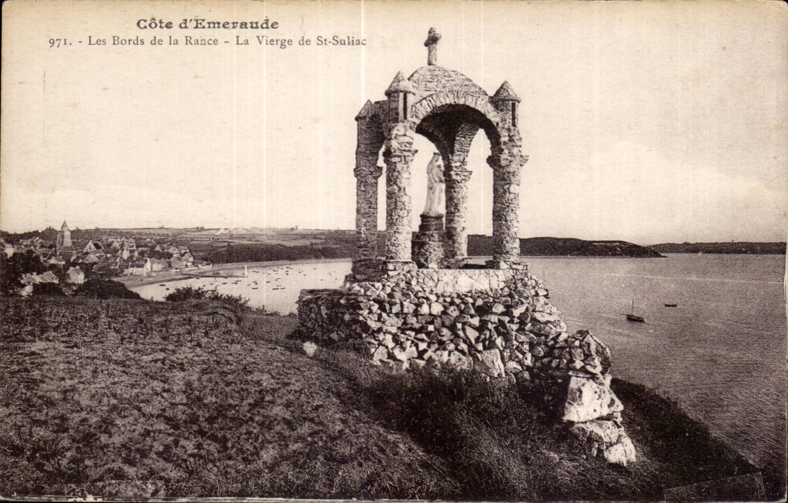 CPA dimensiona Emeraude los bordes de rancio la Virgen de St Suliac