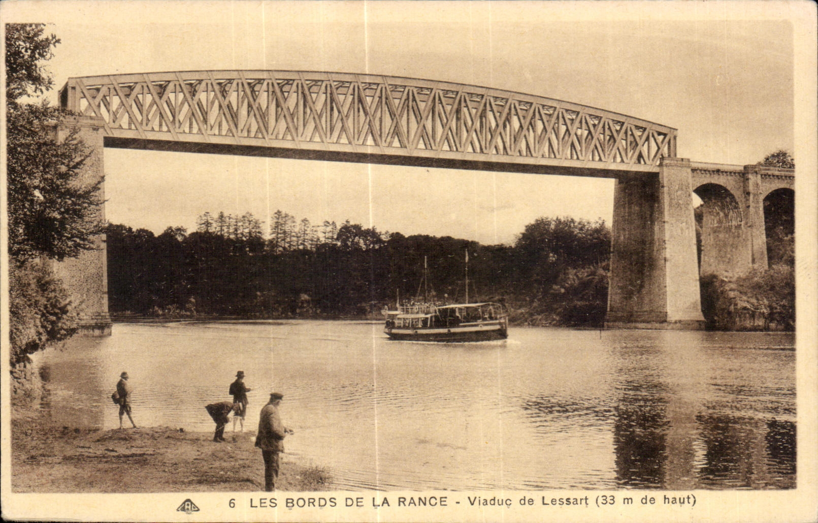 CPA los bordes DA Rancid Viadue de Lessart