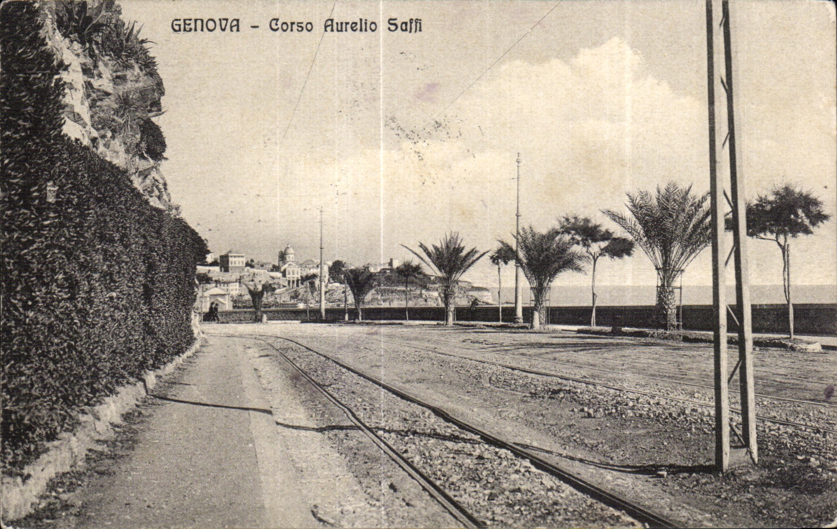 CPA Genova Corso Aurelio Dirtied