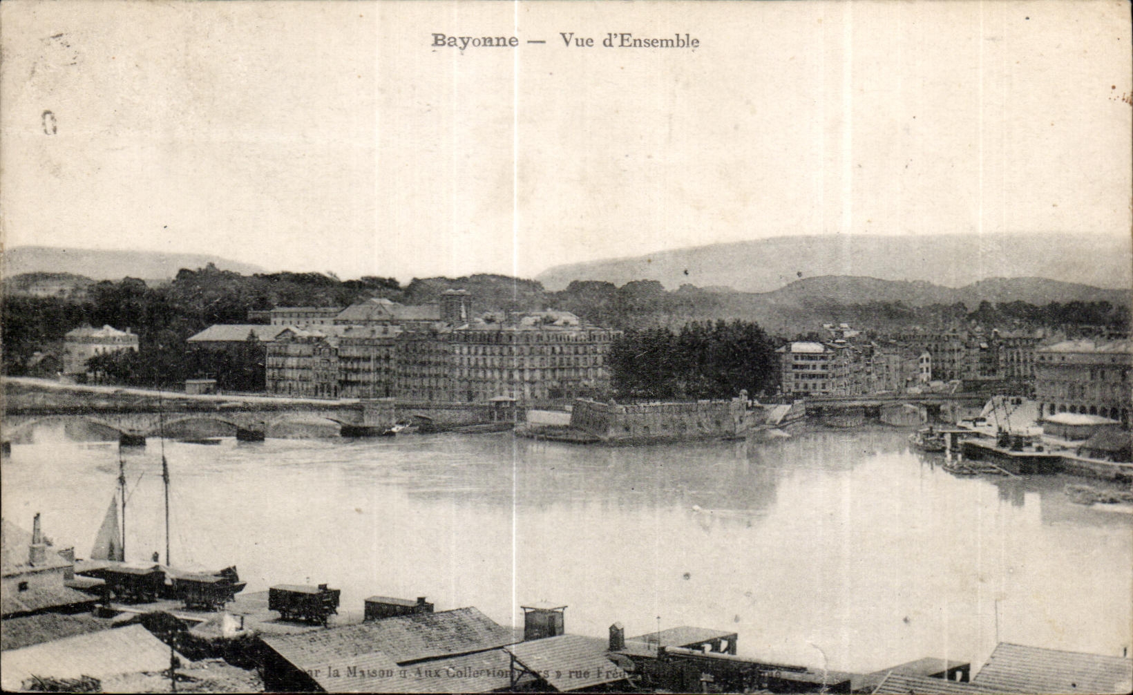 CPA Bayonne Vue d Ensemble