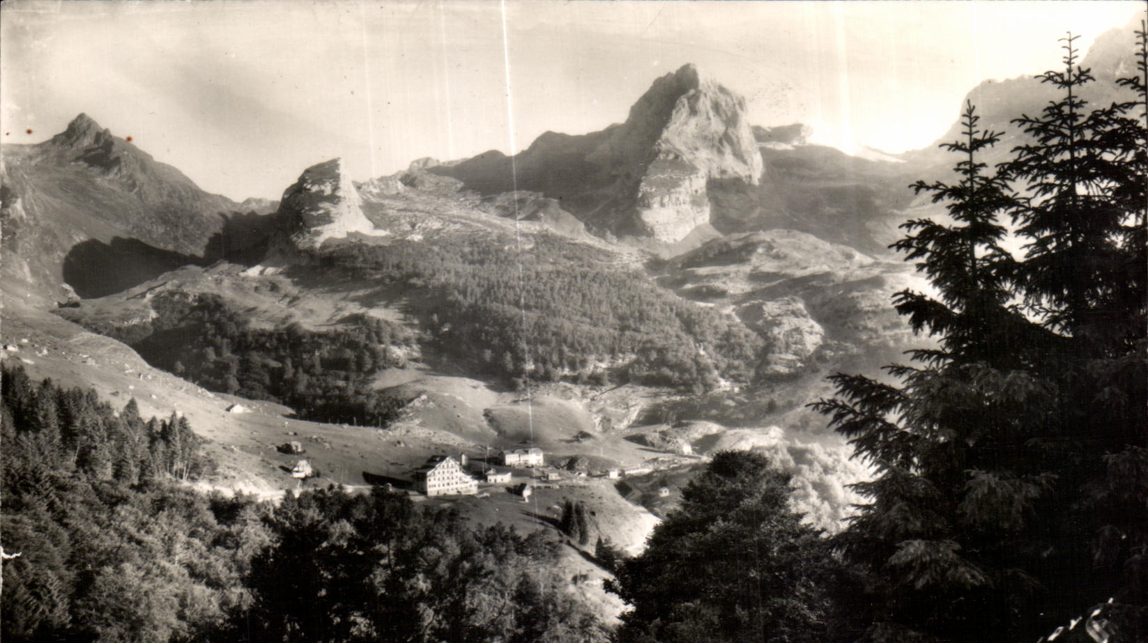 CPSM Gourette Seen of the road of the collar Aubisque