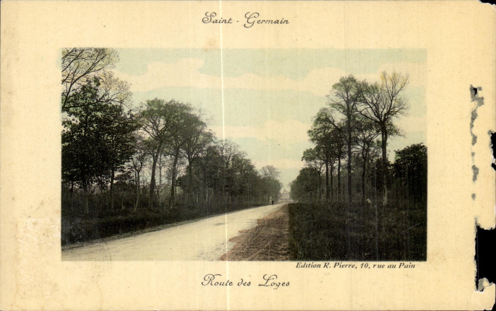 CPA Saint Germain Route des Loyes