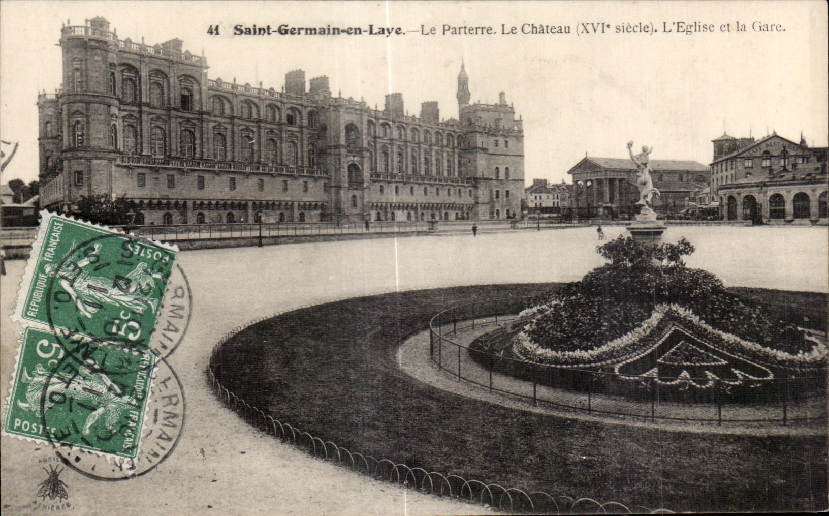 Santo GermAn de CPA en el martillo de Laye el piso la estacion de la iglesia y de tren del castillo