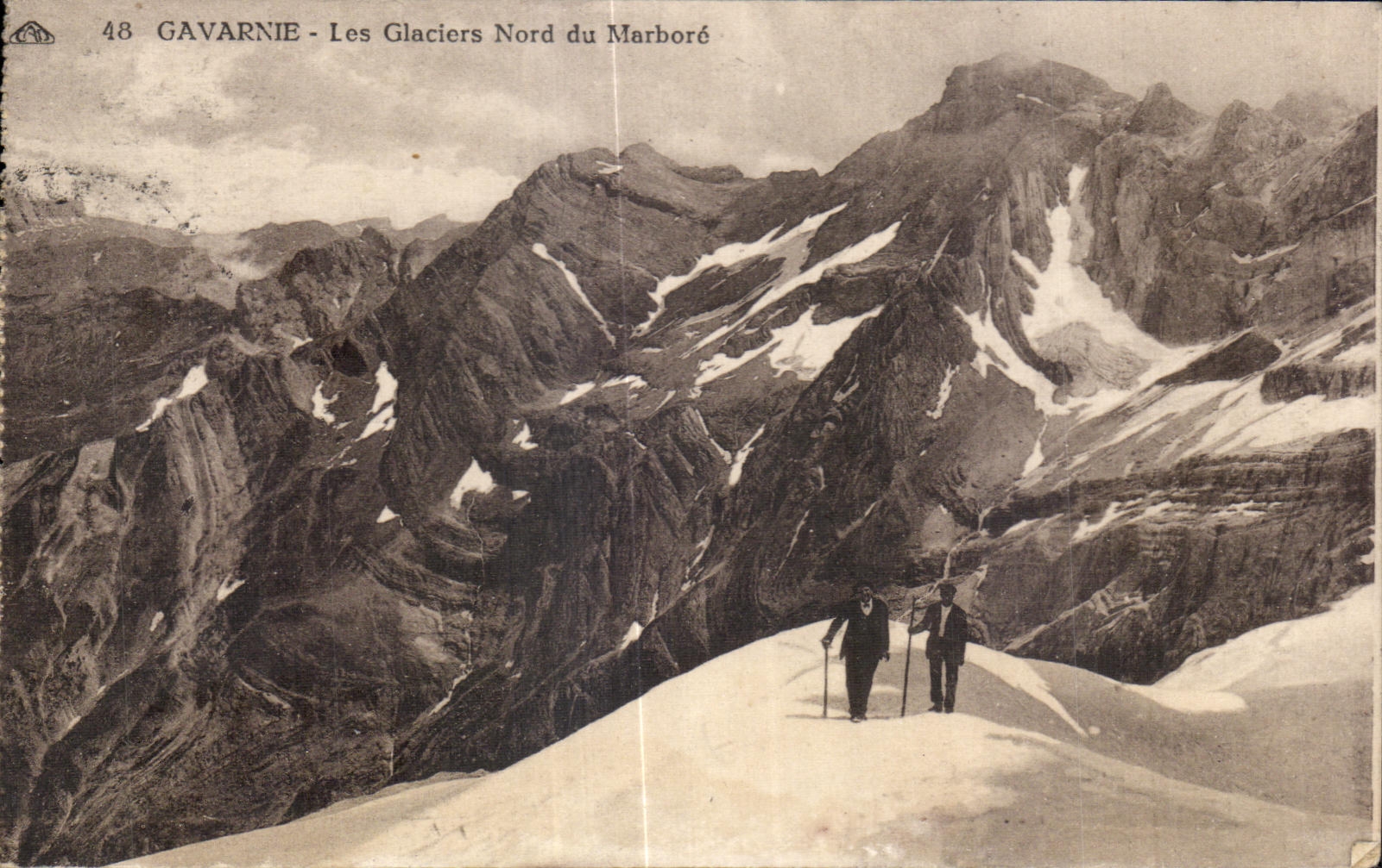 CPA Gavarnie Les Glaciers Nord du Marbore