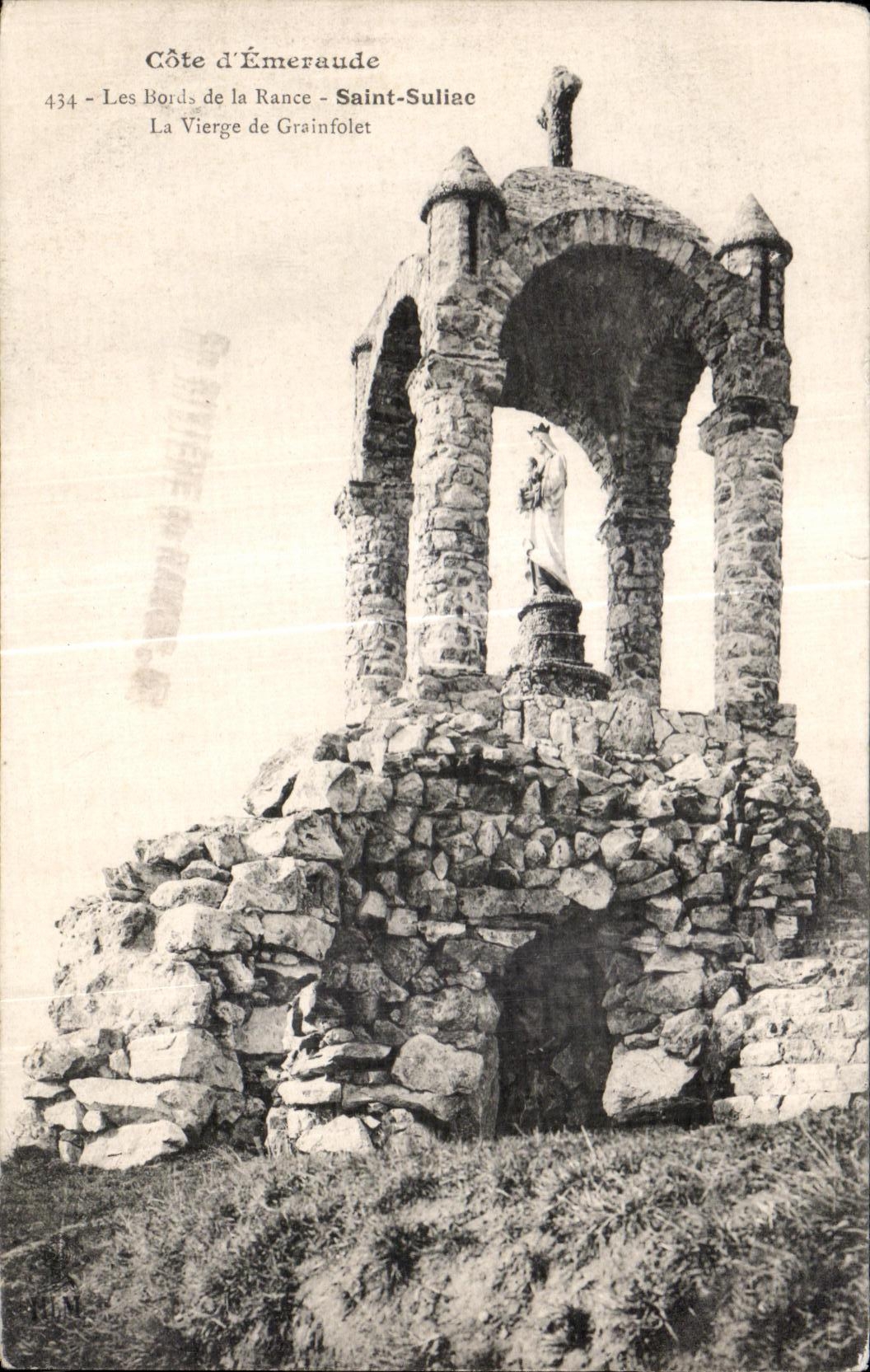 CPA dimensiona Emeraude el santo rancio Suliac de los liords la Virgen de Grainfolet