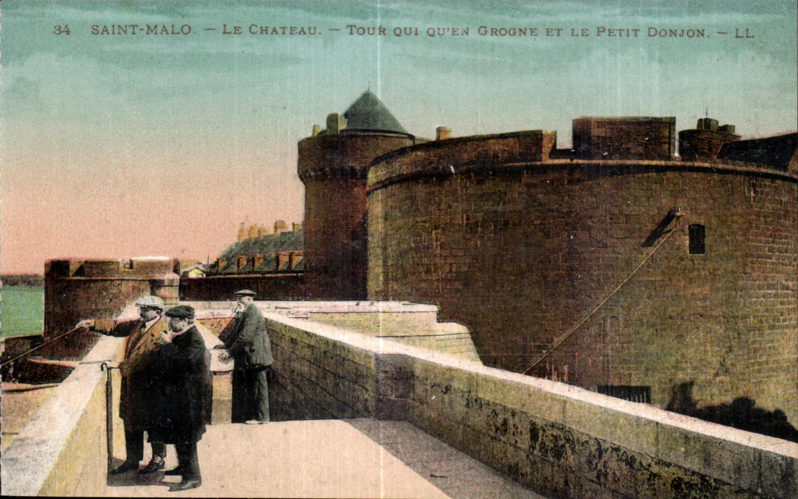 Santo Malo de CPA la vuelta del castillo que qu en Grogne y la pequena subsistencia