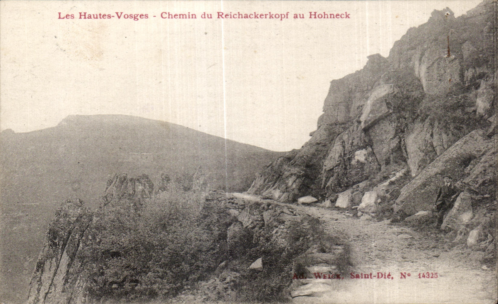 CPA the High Vosges Way of Reichackerkopf in Hohneck