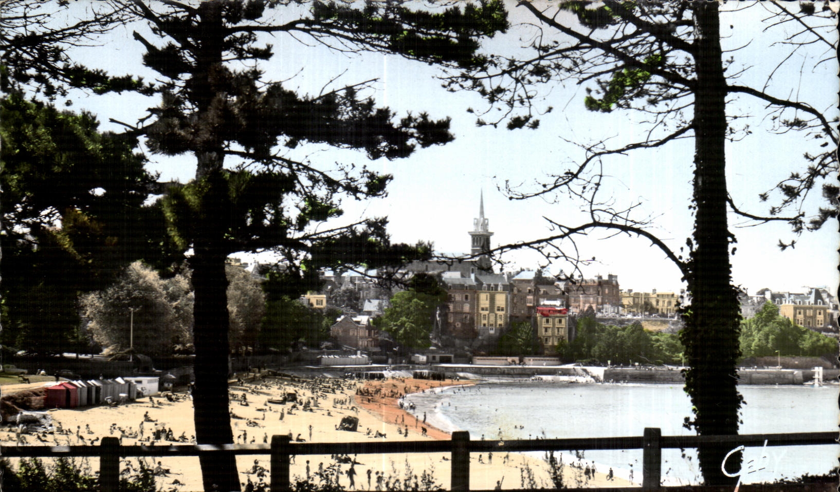 CPA Dinard La Vicomte a travers les Pins