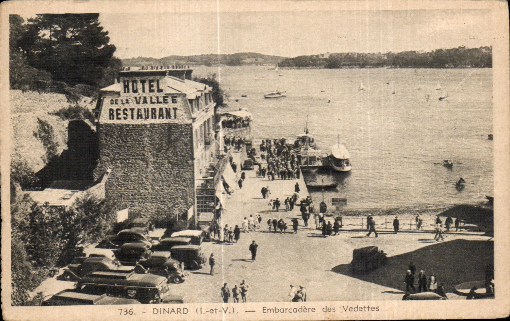 CPA Dinard Embouchure des Vedettes