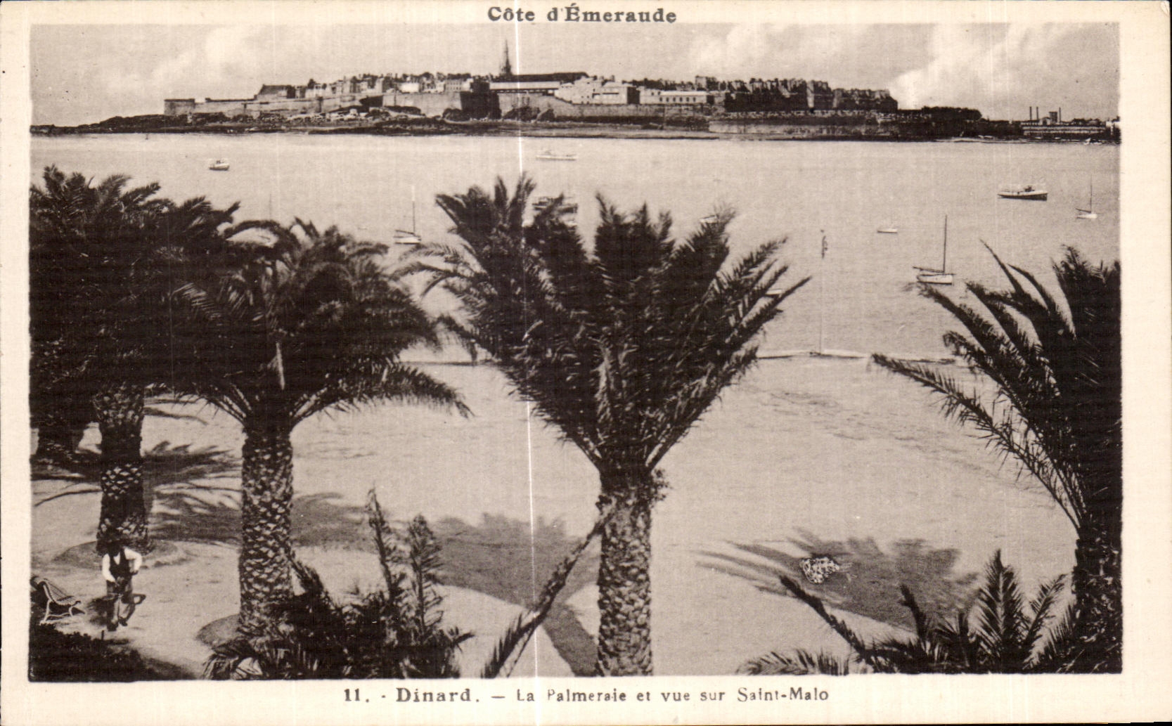 CPA Dinard La Palmeraie et Vur sur Saint Malo