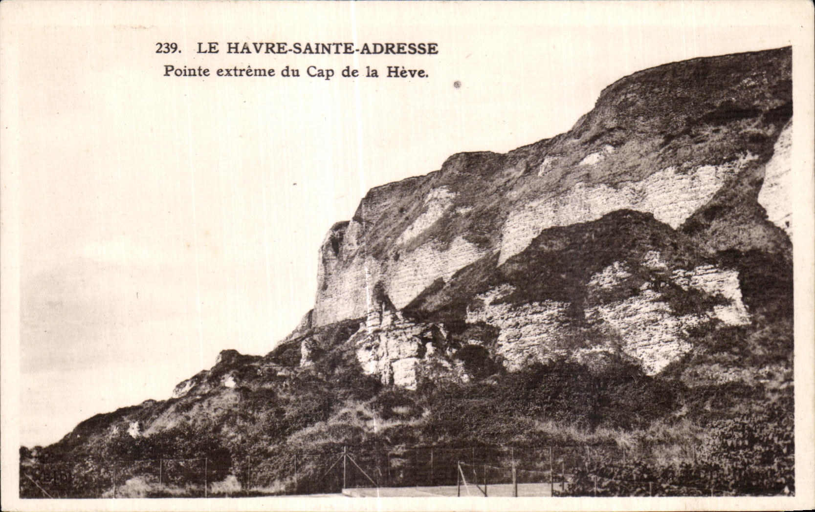 CPA Le Havre Saint Adresse Pointe extreme du Cap de la Heve