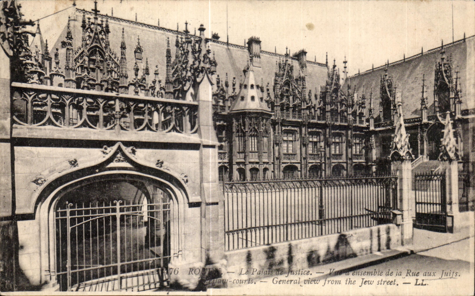 CPA Rouen the Law courts Seen has ensembte ia Rue in Juits