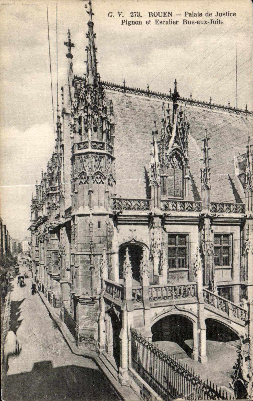 CPA Rouen Law courts Pinion and Staircase Street in Juits