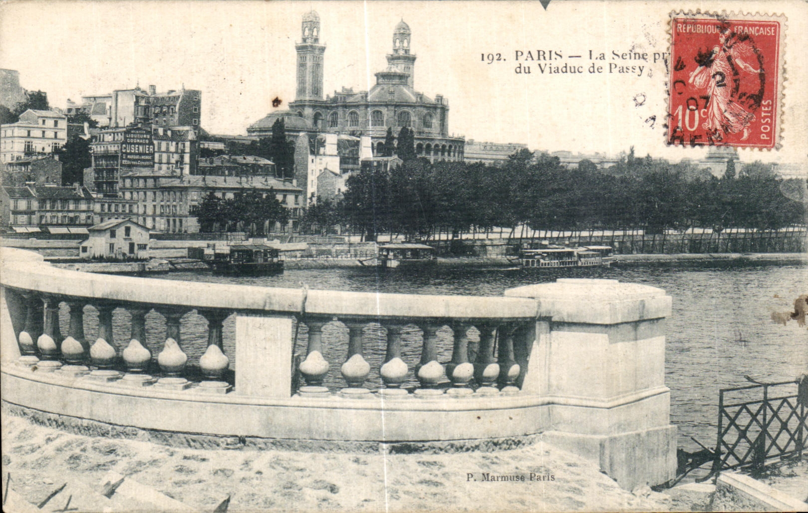 CPA Paris La Seine du Viaduc de Parry