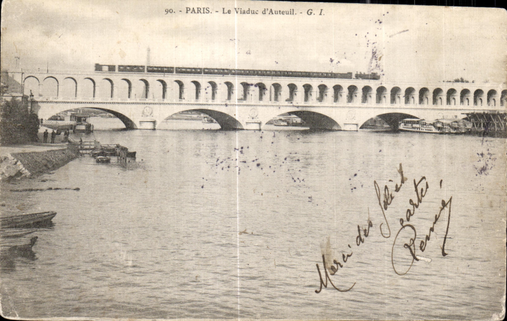 CPA Paris Le Viaduc d Auteuil Metro