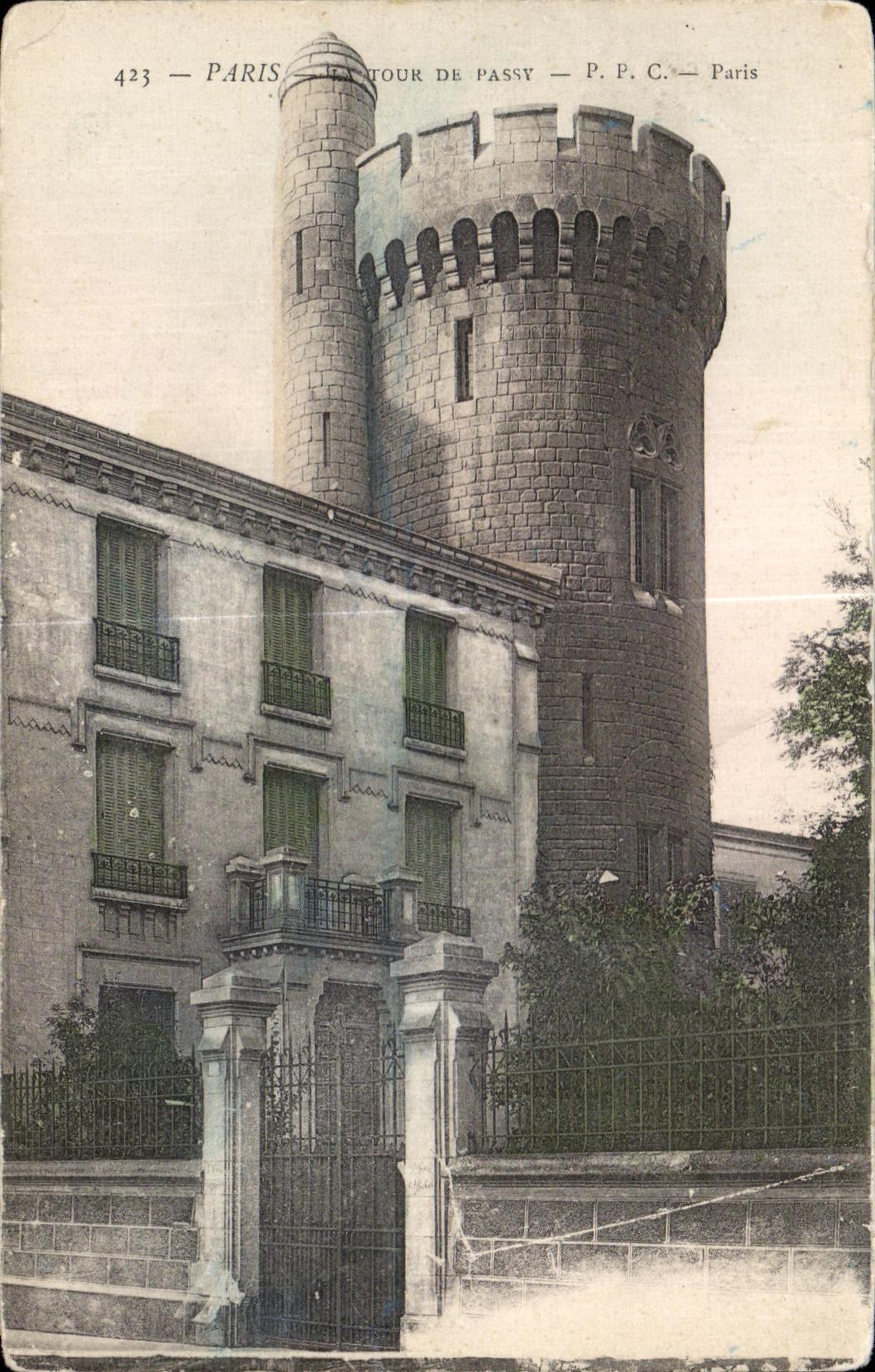 CPA Paris Tour De Passy