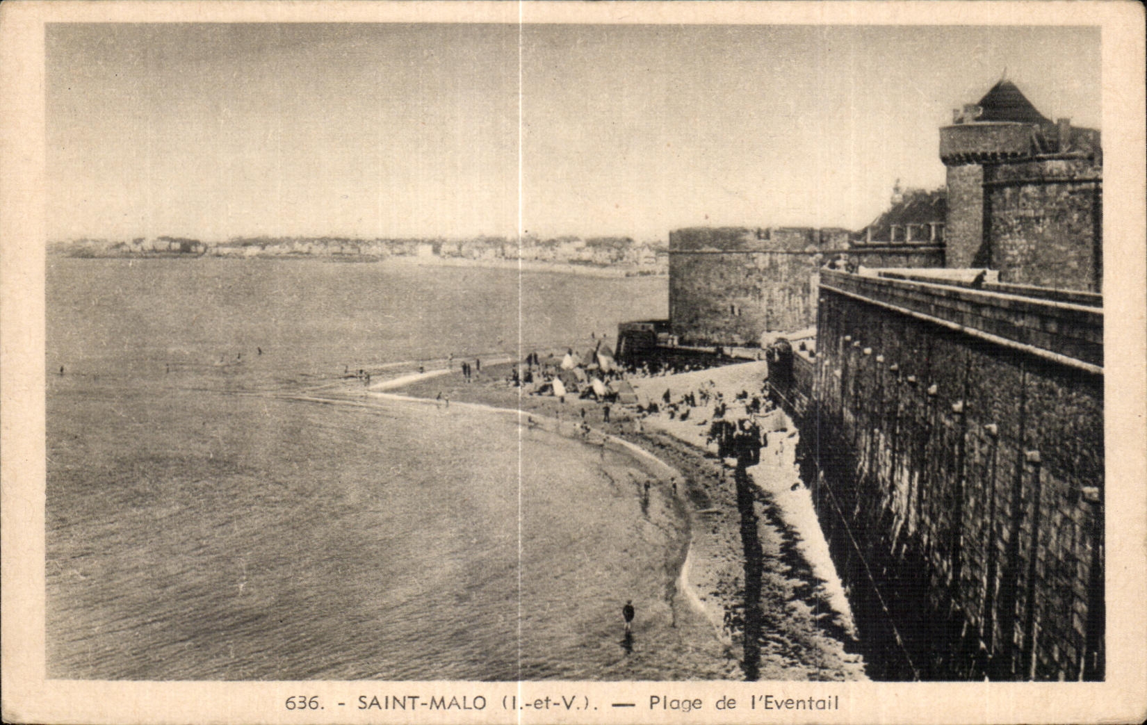 Playa de Malo del santo de CPA de la gama