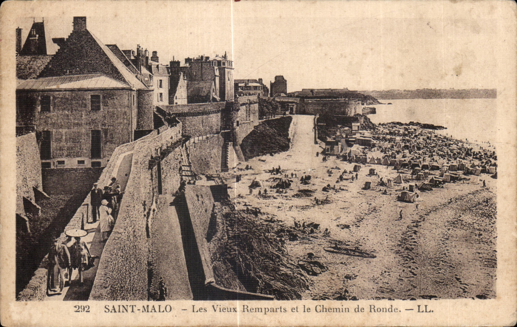 Paredes viejas de Malo del santo de CPA y la manera cubierta