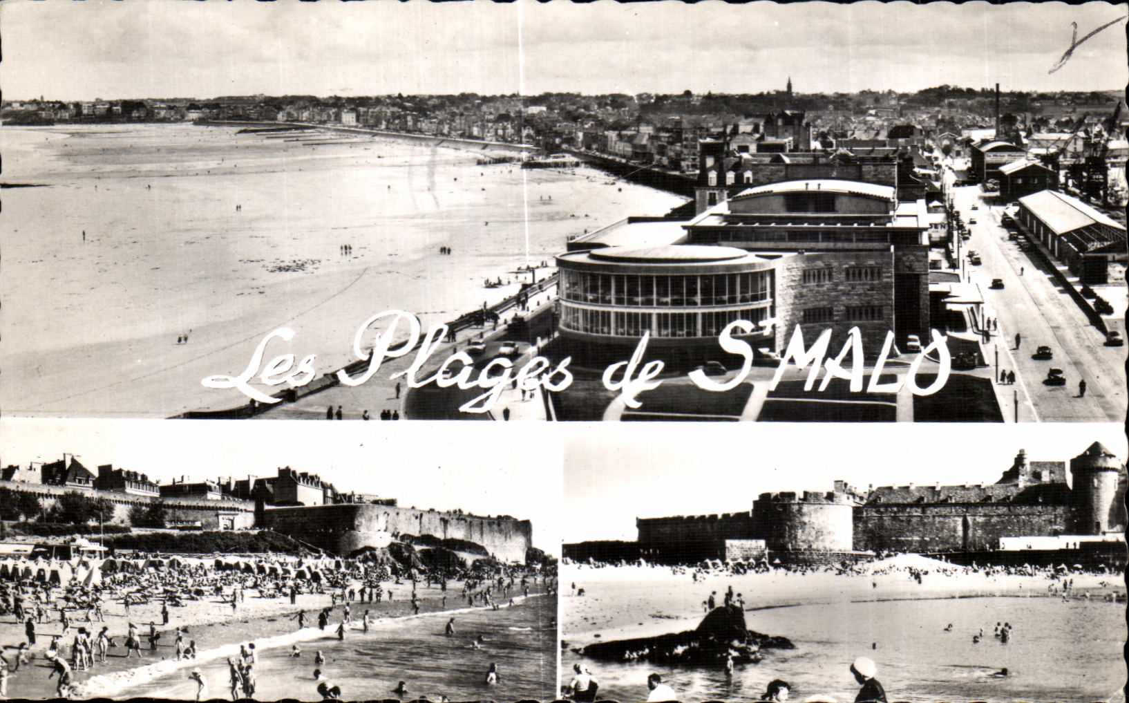 Playa de la opinion de Malo ISCECorsair del santo de CPA de la playa de Bonsecours de la gama