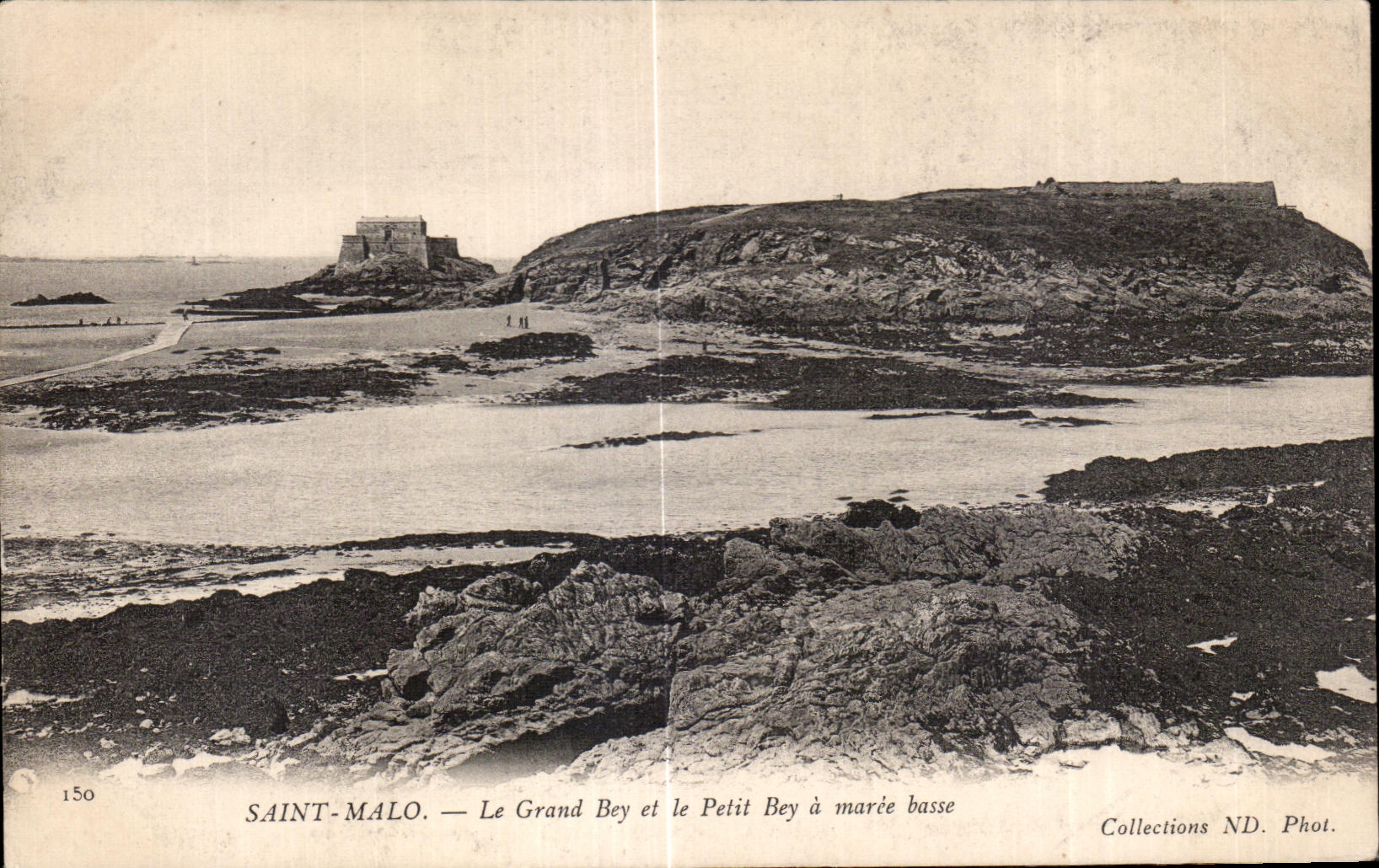 El santo Malo de CPA el bey grande y el pequeno bey tiene marea baja