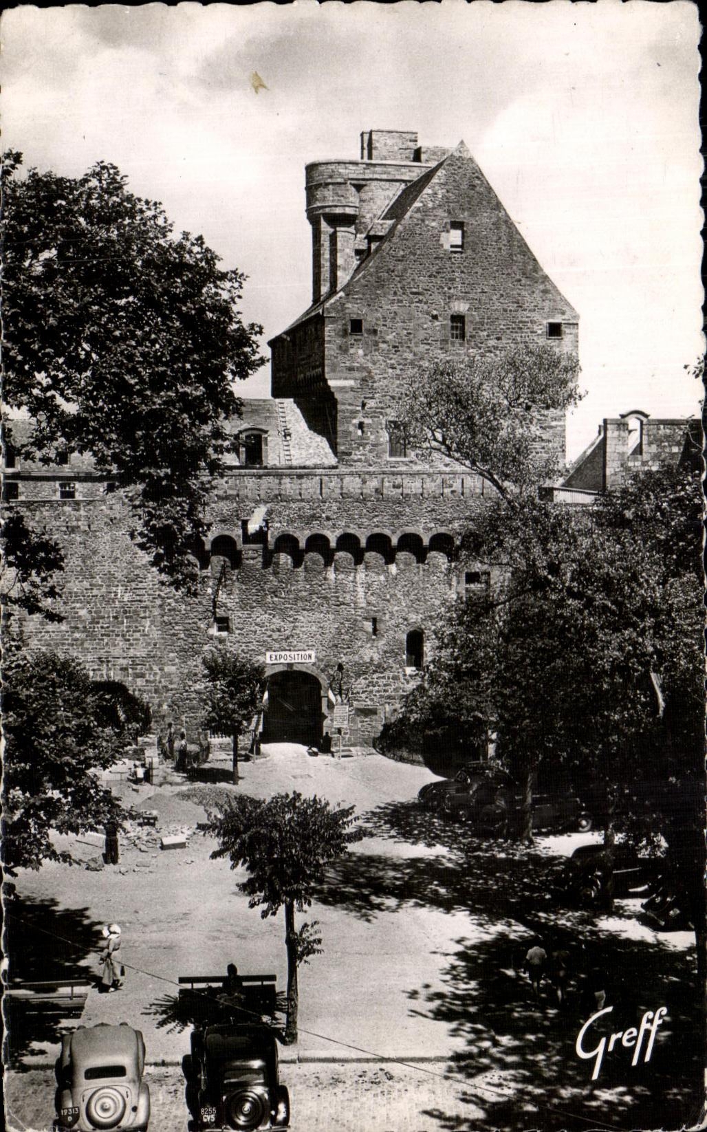 Santo Malo de CPA el castillo visto de la playa Chateaubriant