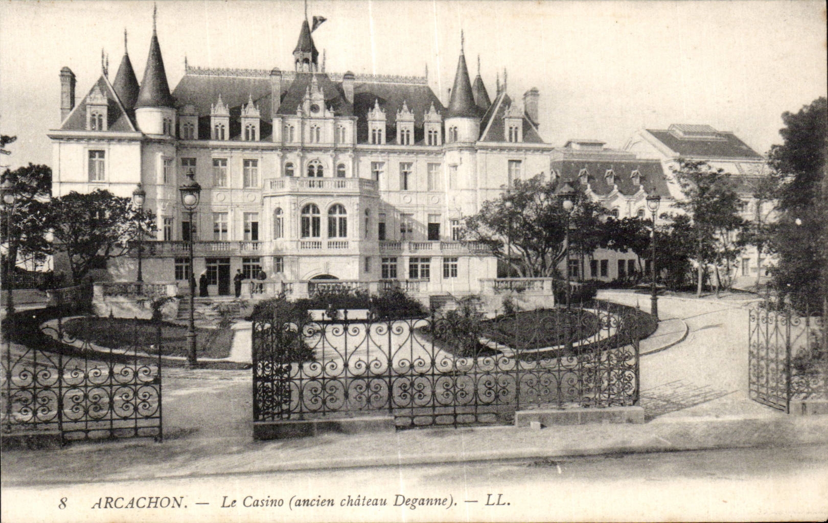 CPA Arcachon Le casino (ancien chateau Deganne)