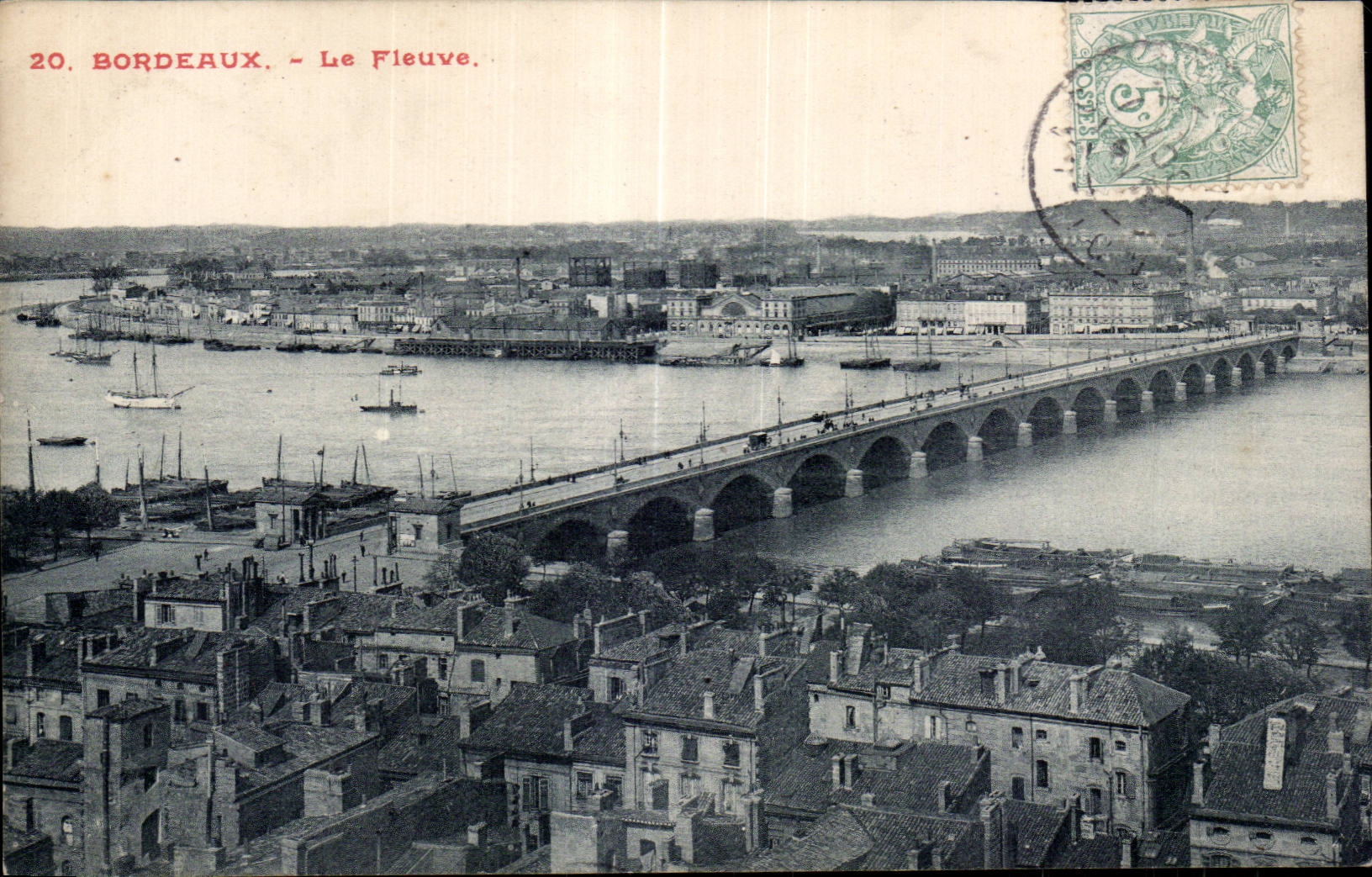 CPA Bordeaux Le fleuve