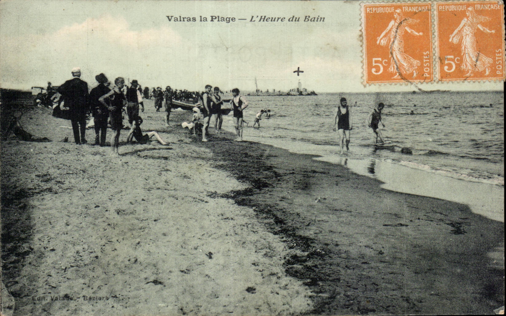 CPA Valras beach hour of the bath