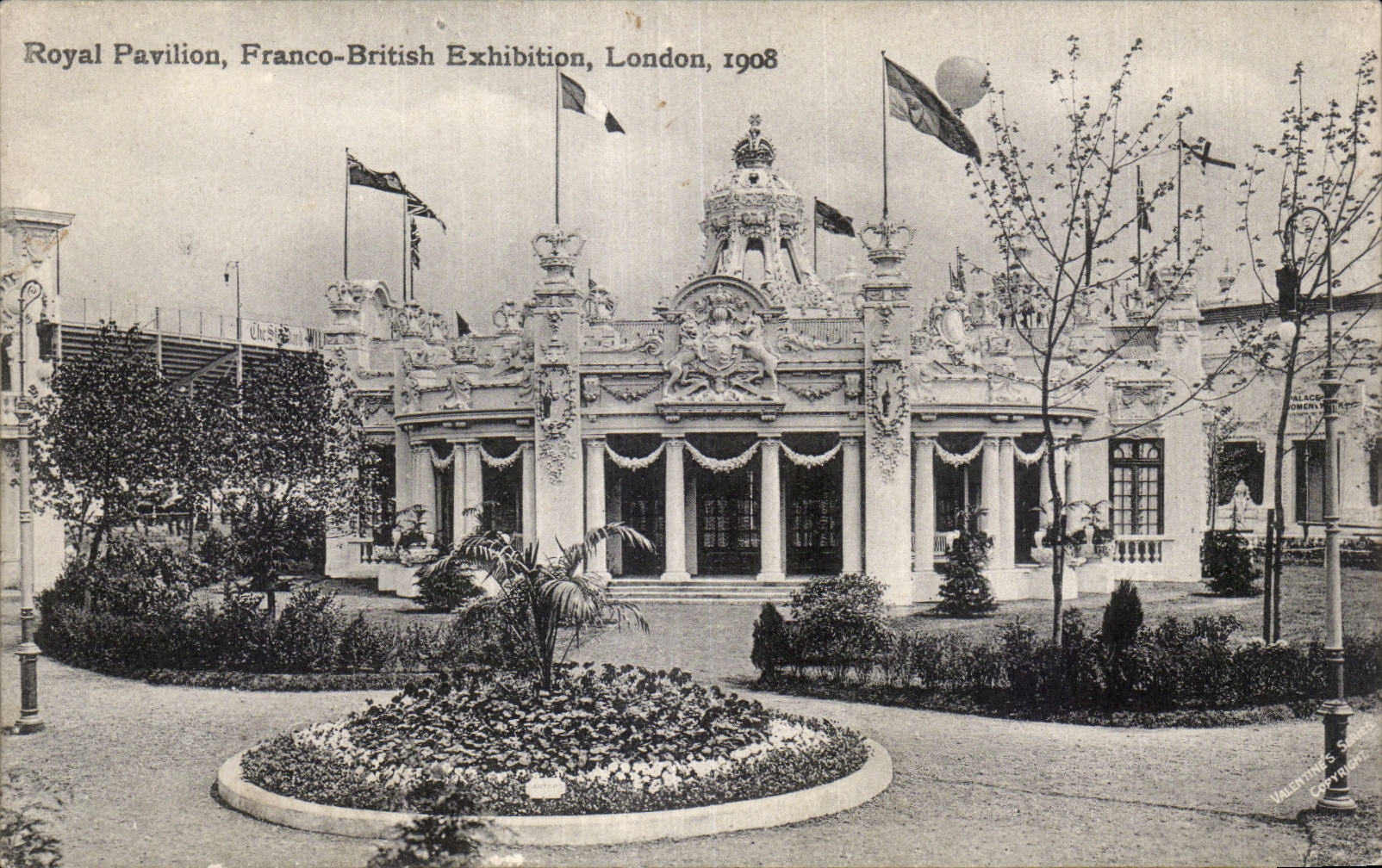 CPA Great Britain London Royal house Free British exhibition London 1908