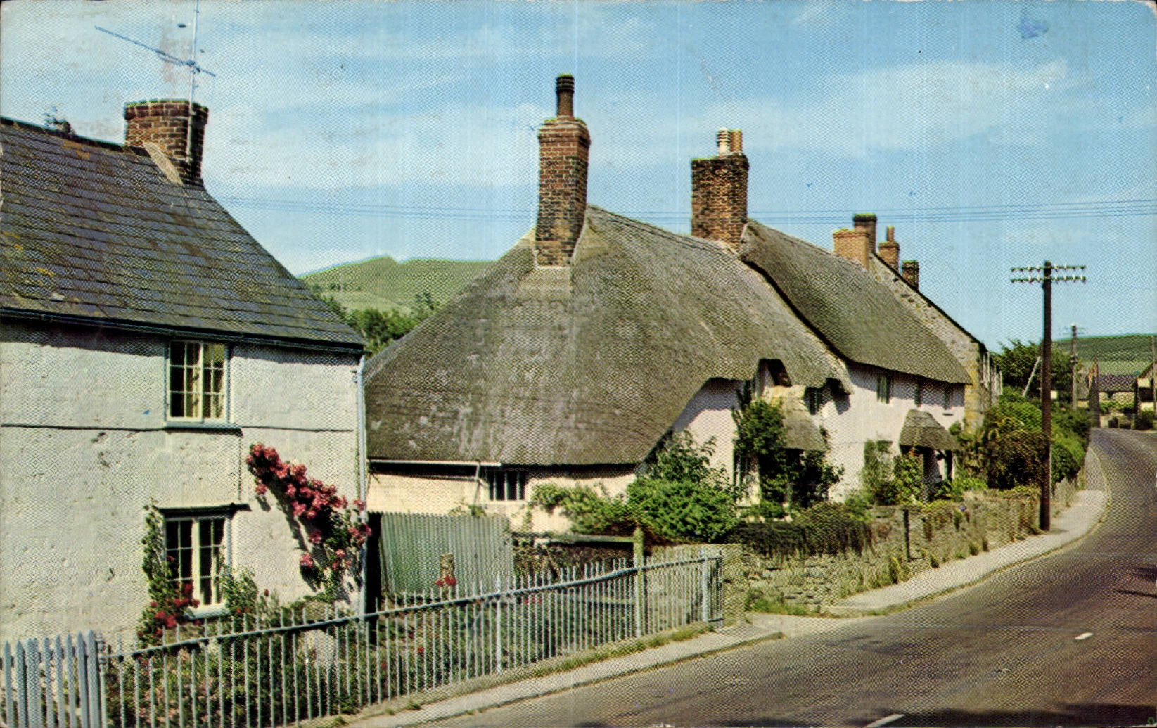 CPSM Great Britain Chideock and Quarry Hill has delightful little village