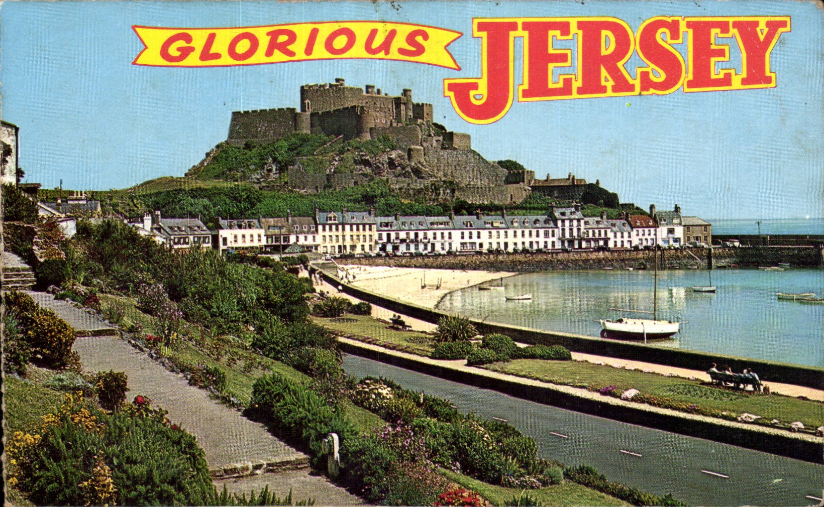CPSM Glorious Jersey Mount Pride Castle   Gorey Harbor Jersey C L