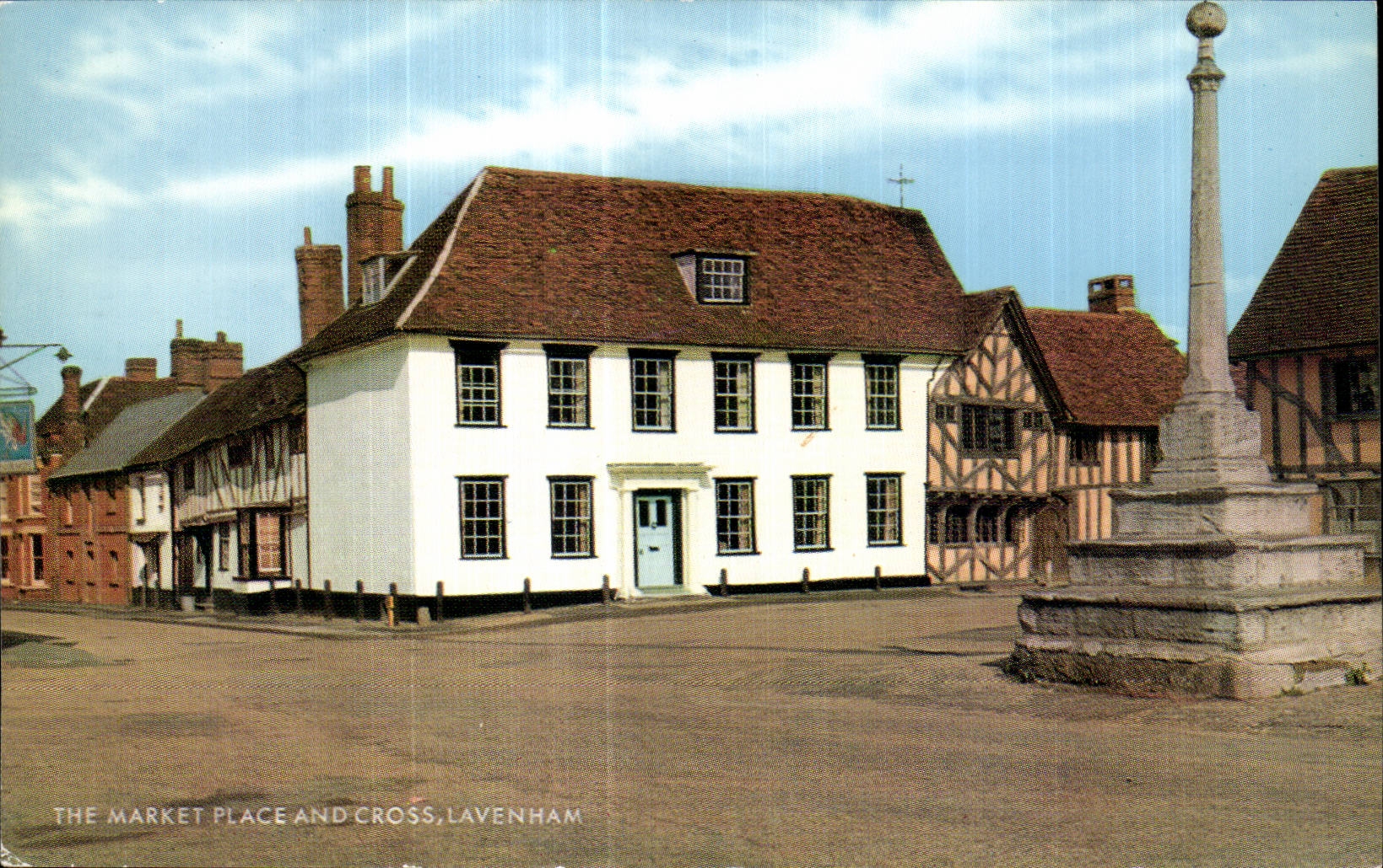 England - England - Lavenham - Suffolk - The Market Place and Cross - CPSM
