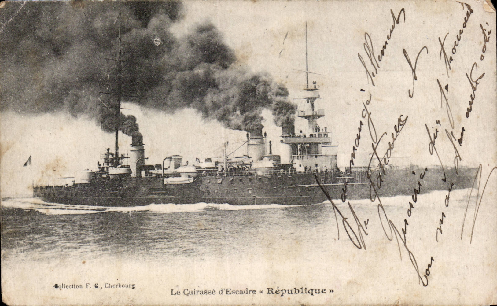 Steamer - Steamer - Boat - Boat - Republic - the Armor Squadron - CPA