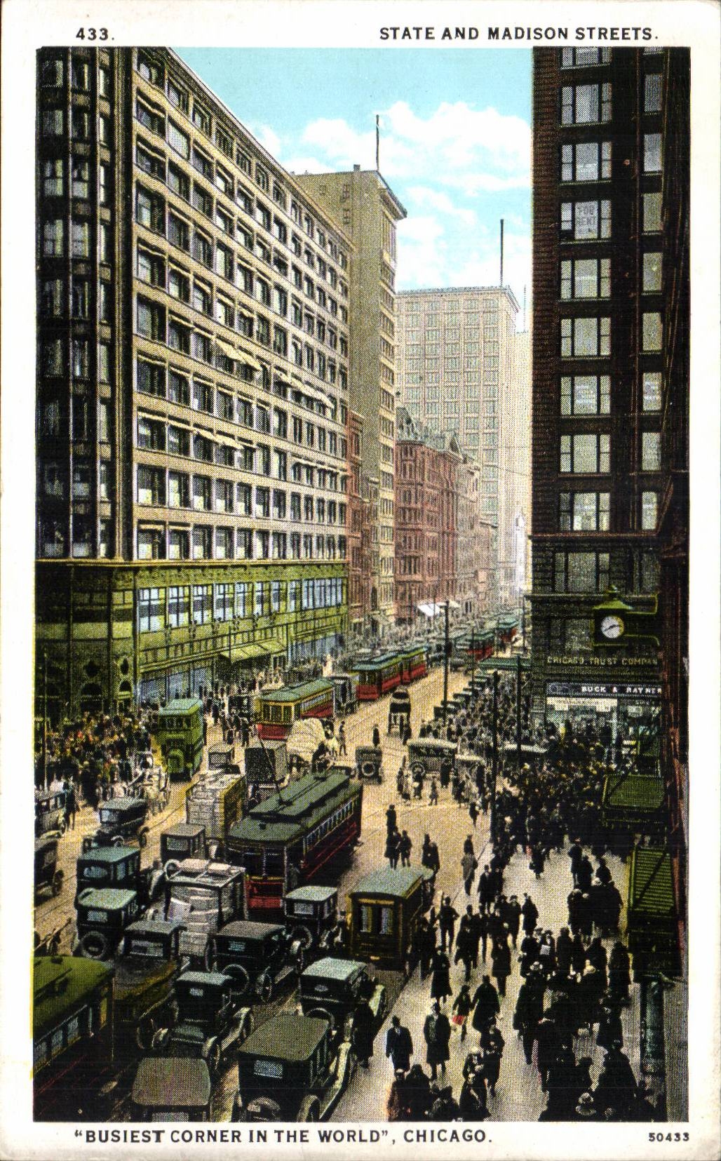 CPA State And Madison Streets Busiest Corner in The World Chicago