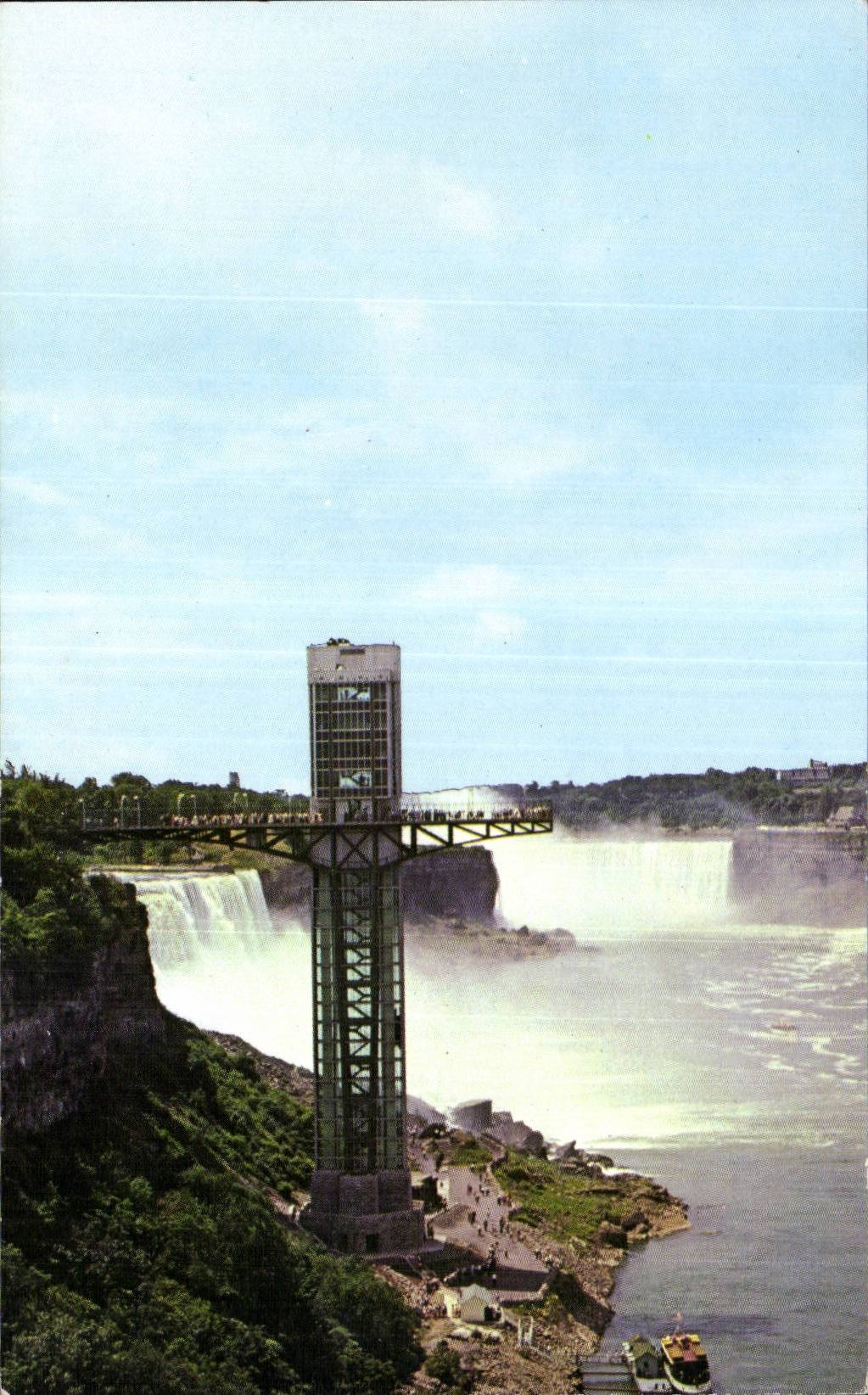 General CPA view Off the Niagara Falla Showing Tower Observation