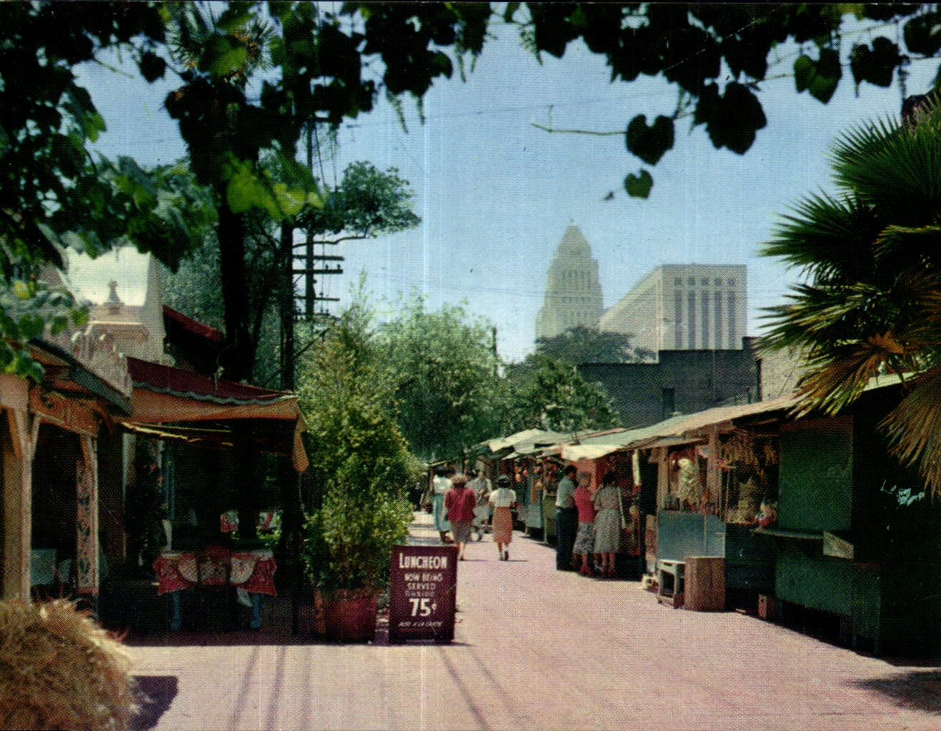 CPA Olvera Street Los Angeles California Olvera Street was the old trail down
