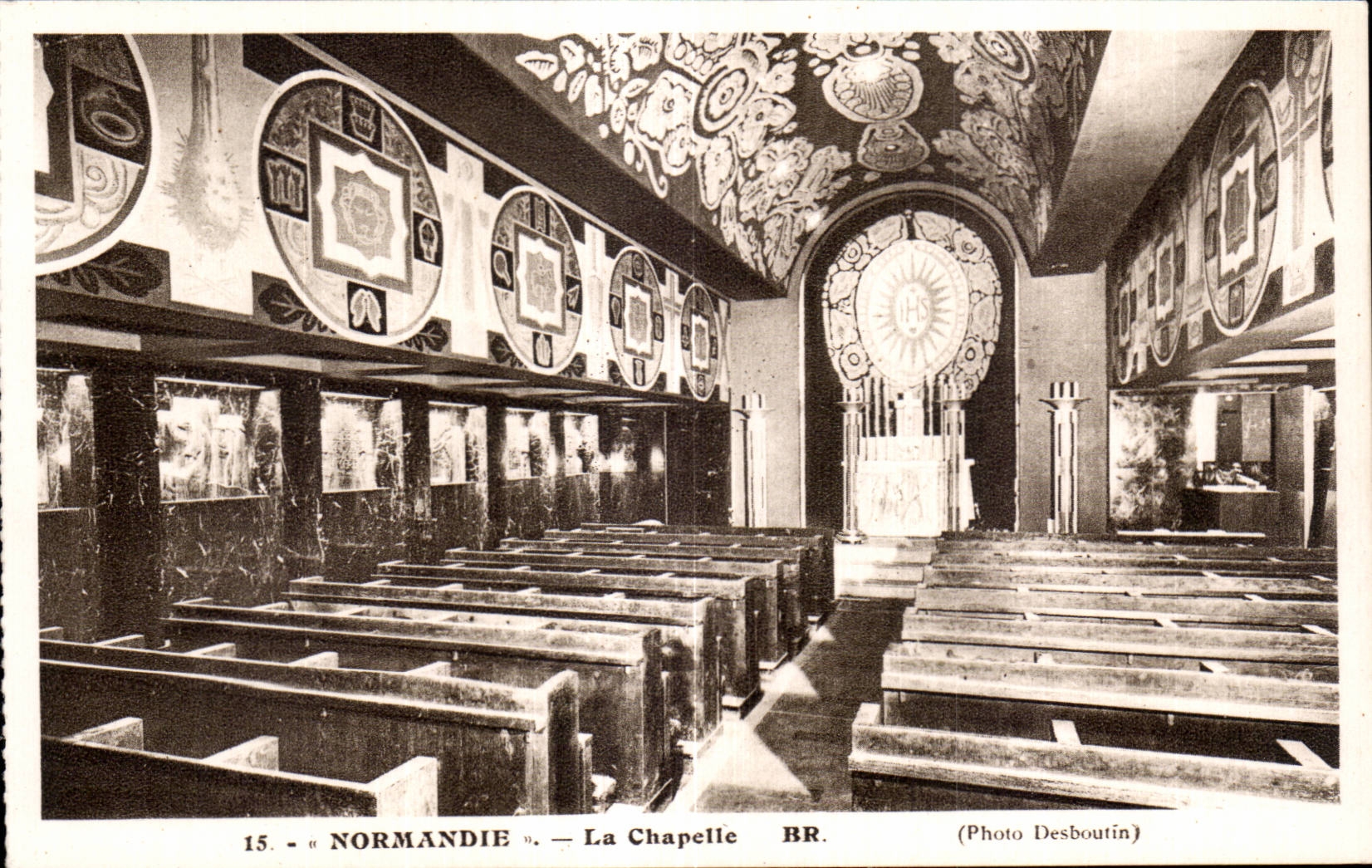 CPA Normandy Boat La Chapelle Steamer