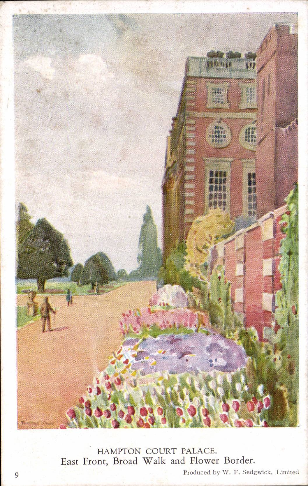 CPA Hampton Court De luxe hotel East Face Broad Walk and To border