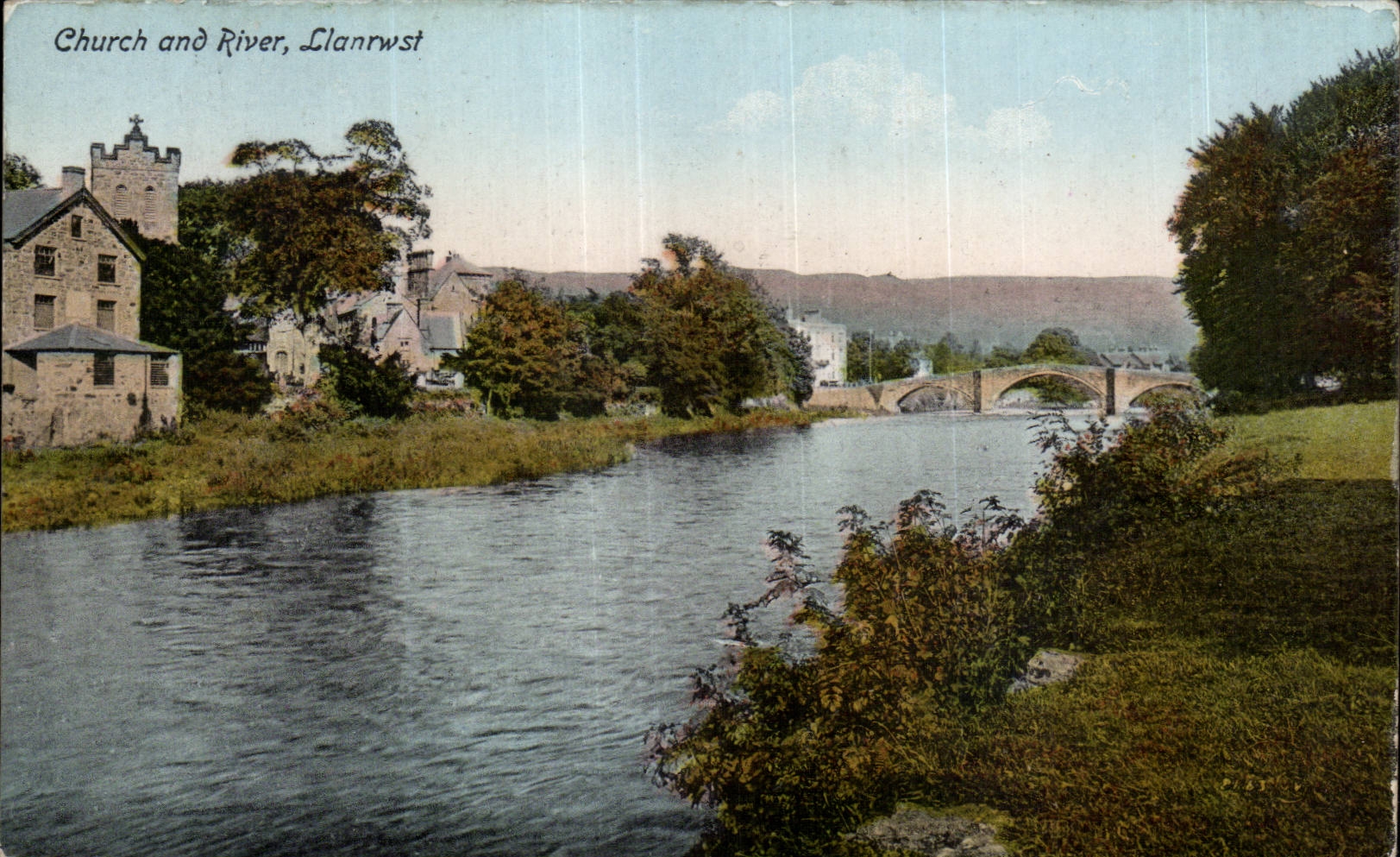 CPA Church and To rivet Llanwst
