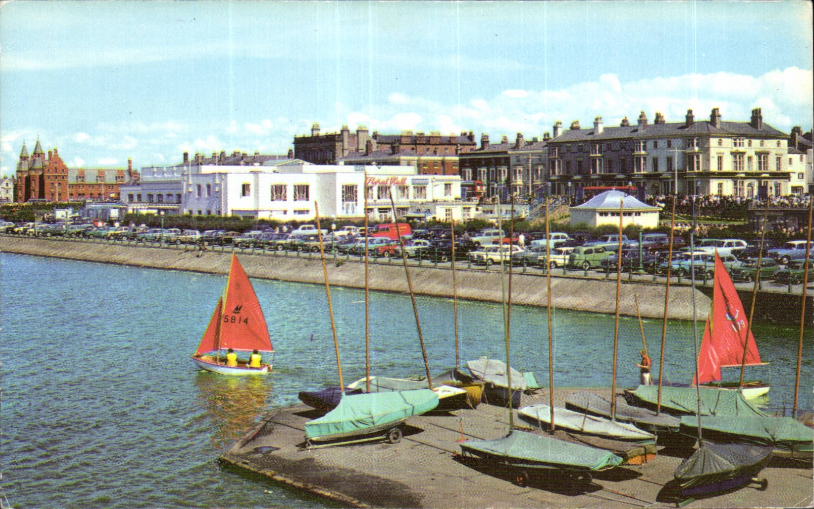 CPA Floral The Hall and Marine Lake Southport
