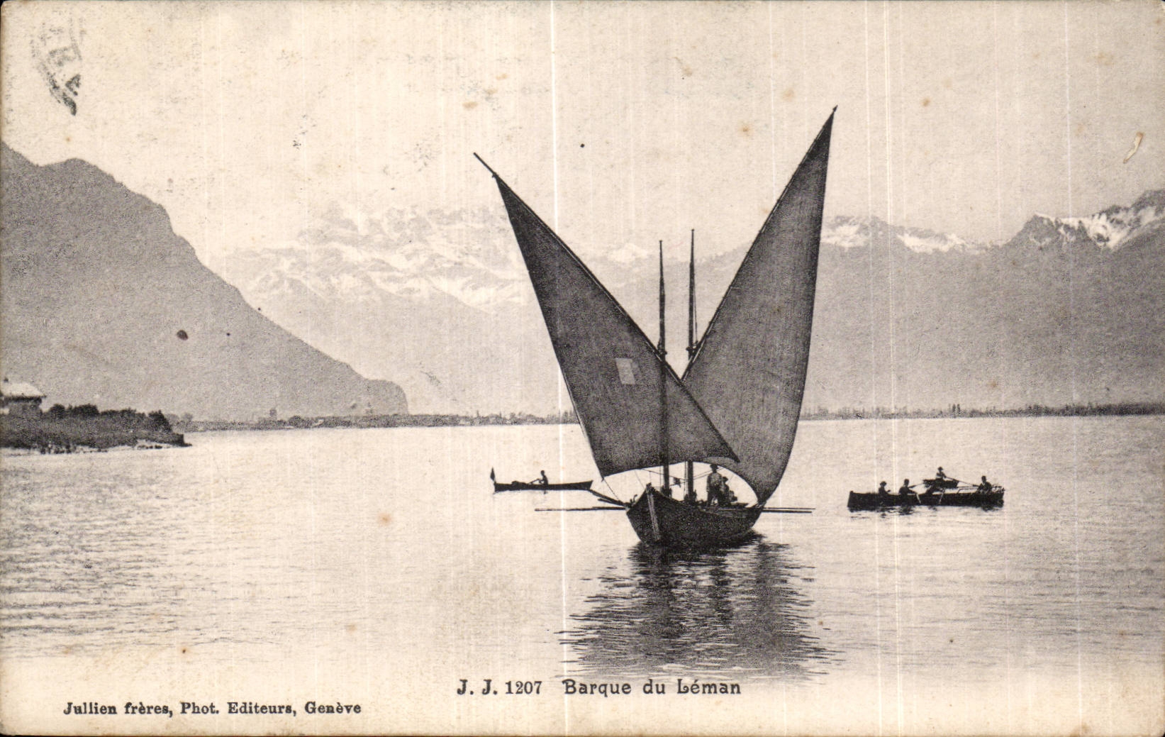 CPA Boat Boat of Leman