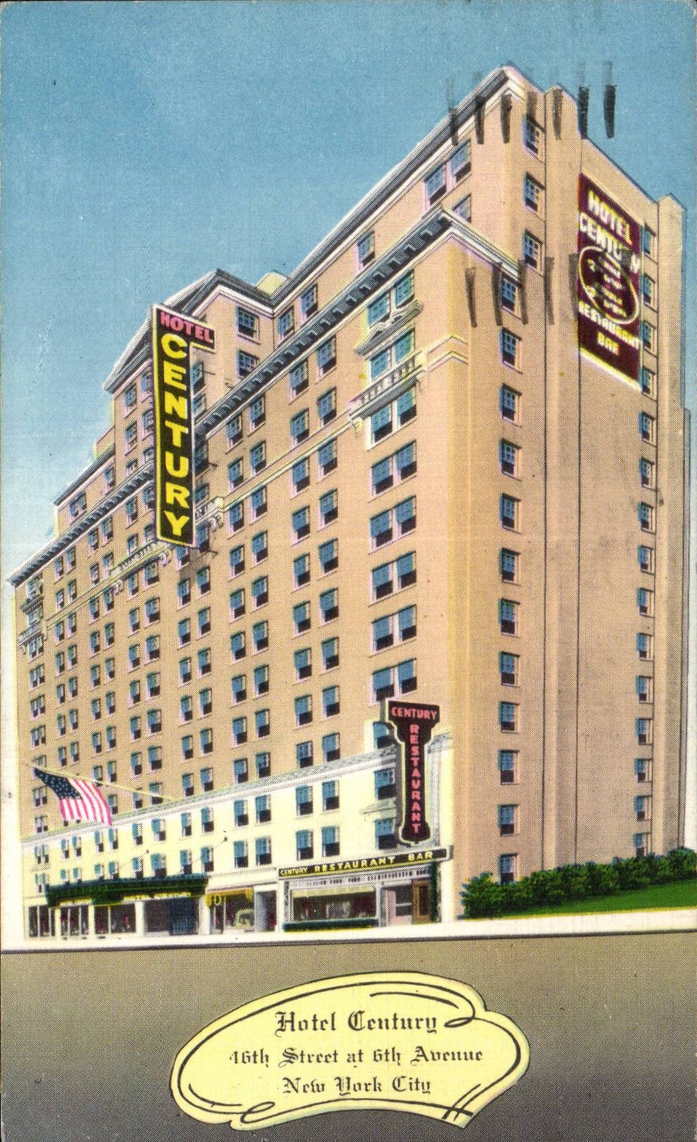 CPA Hotel Century East off Broadway New York