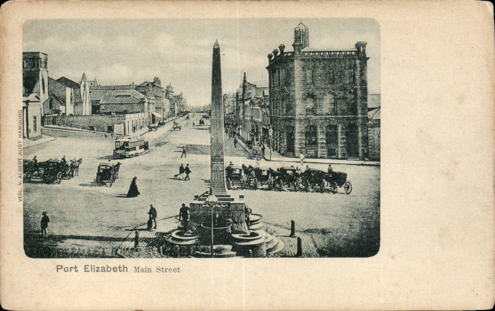 Mano portuaria de la calle de CPA Elizaberh