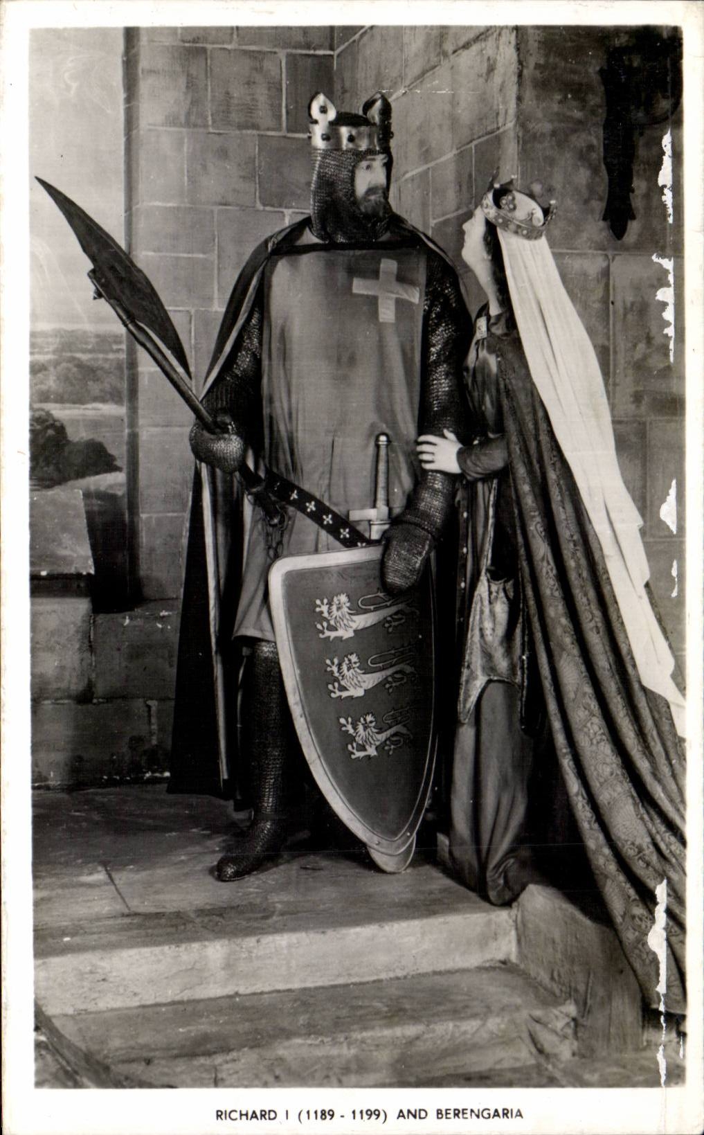 CPA Richard I And Berengaria