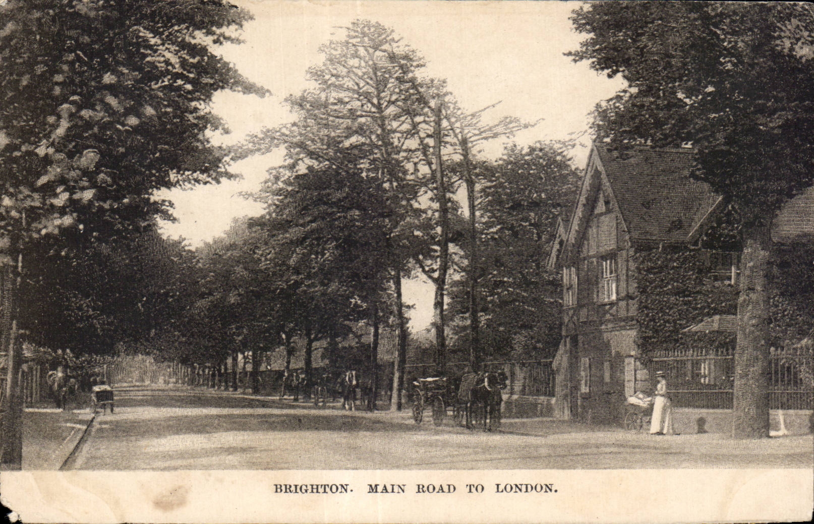 CPA Brighton Hand Road To London