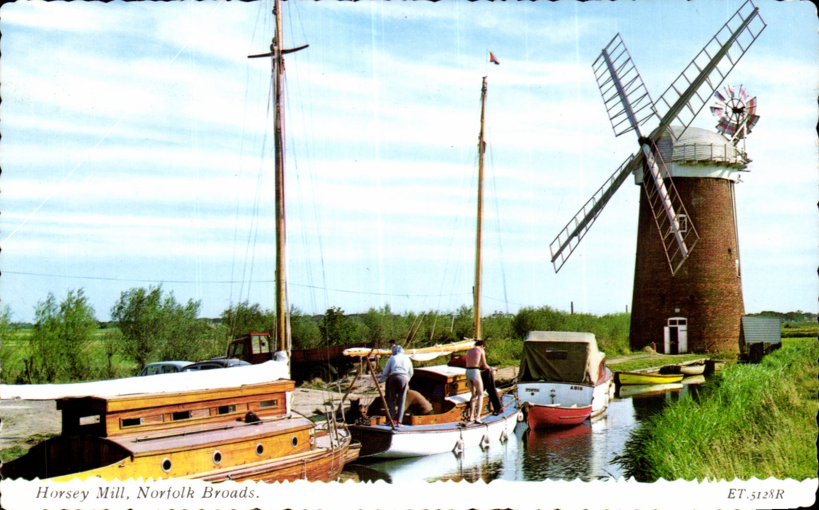 CPA Horsey Millet Norfolk Broads Mill windmill