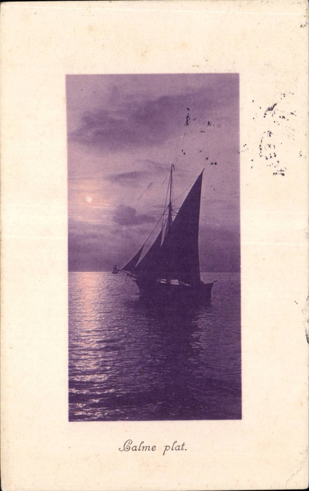 CPA Bateau Calms flat