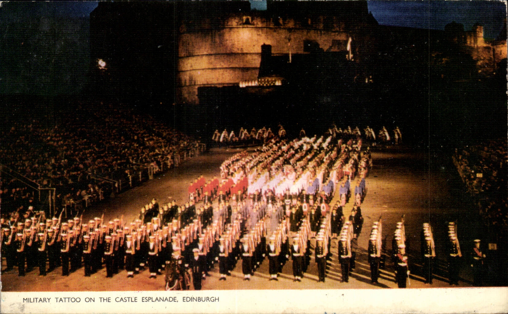 Tatuaje militar uno de CPA la explanada de Edimburgo del castillo