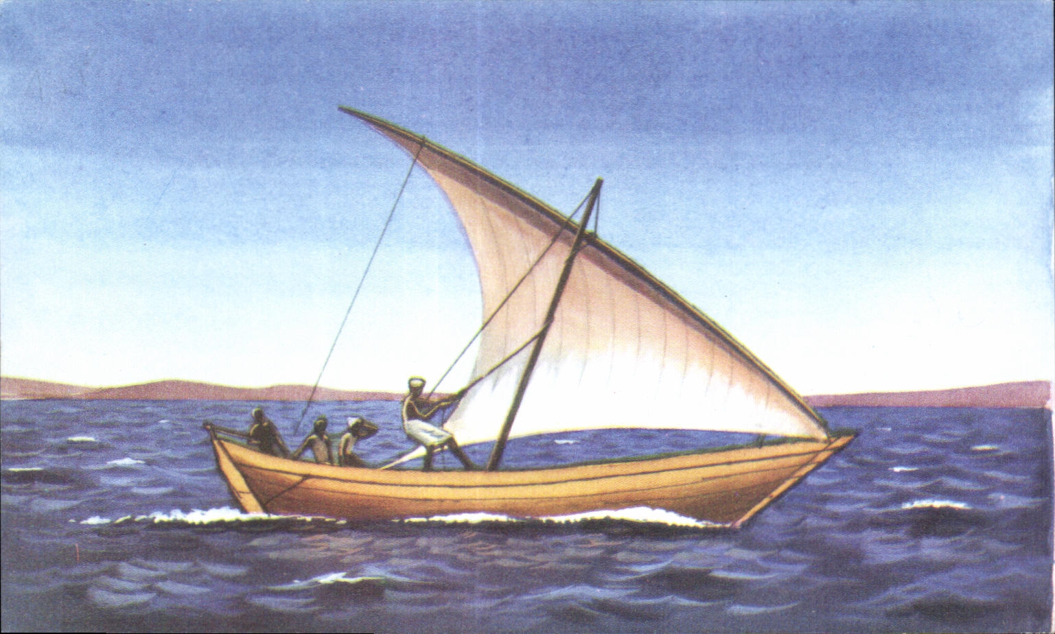 CPA Bateau Zaroug